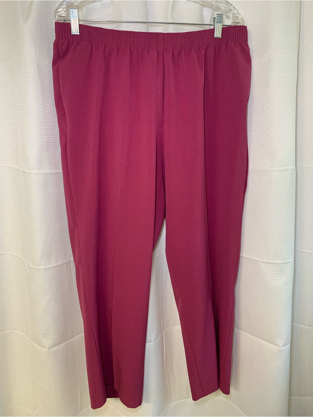 Allison Daley Straight-Leg Pants in Raspberry